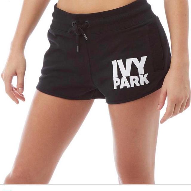 Ivy Park Women's Shorts - Black/White - XXS on Productcaster.