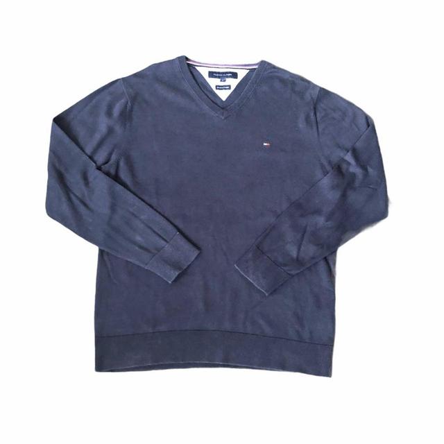 Tommy Hilfiger Men's Jumper - Navy - L on Productcaster.