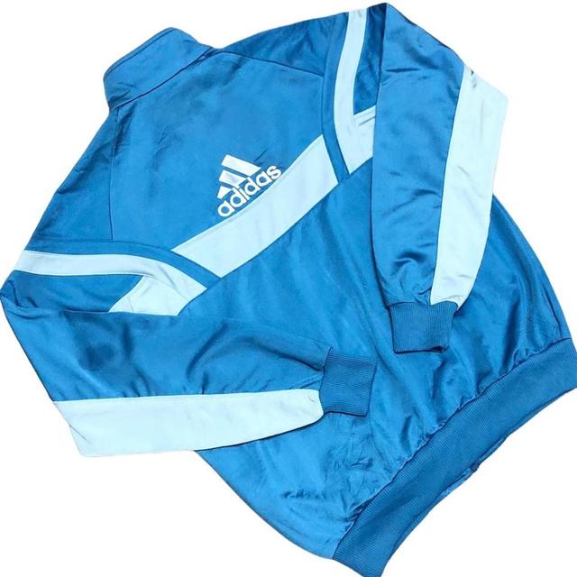 Adidas Men's Casual Coat - Blue - S on Productcaster.