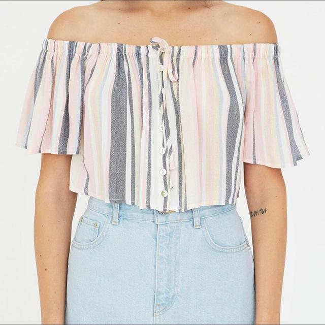 Pull&Bear Women's Crop top - Multi - S on Productcaster.