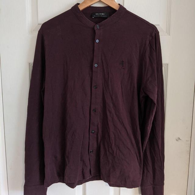 Religion Men's Shirt - Burgundy - M on Productcaster.