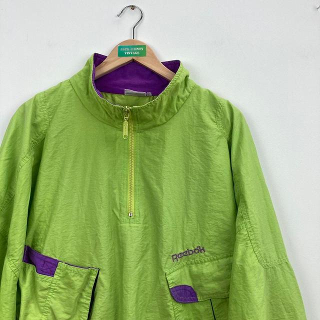 Reebok Men's Lightweight Jacket - Green - L on Productcaster.