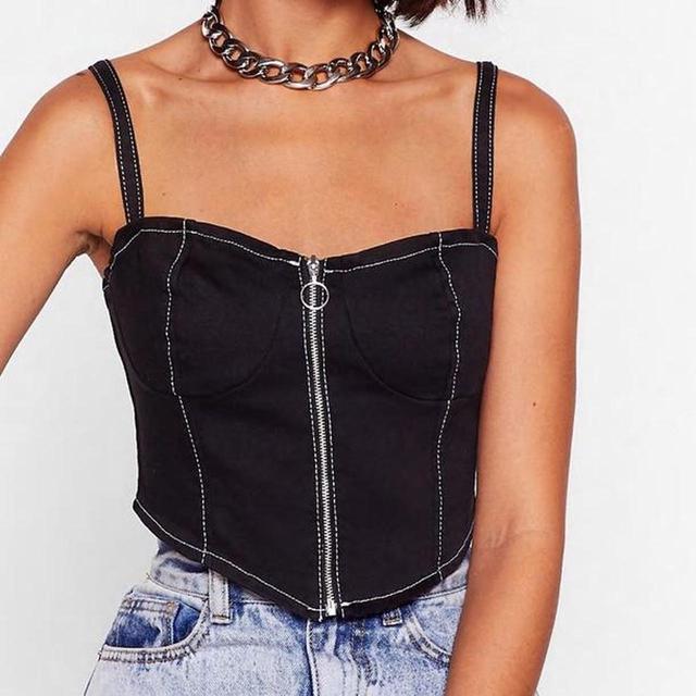 Nasty Gal Women's Corset - Black - 10 on Productcaster.