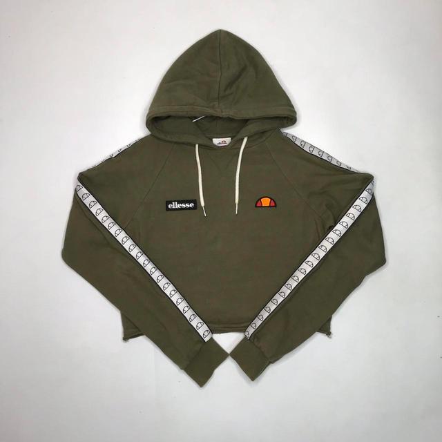 Vintage Women's Hoodie - Khaki - S on Productcaster.