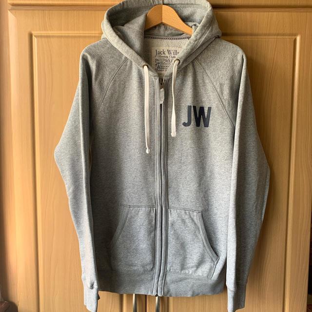 Jack Wills Men's Hoodie - Grey - S on Productcaster.