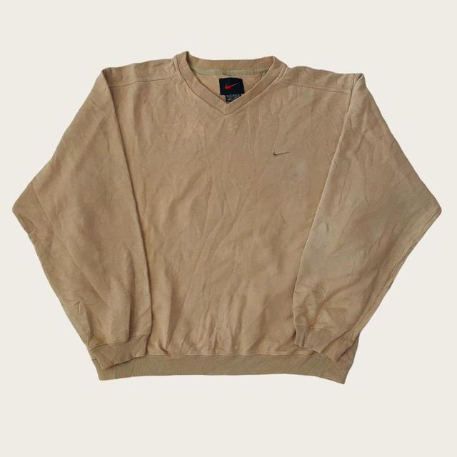 Nike Men's Sweatshirt - Tan - M on Productcaster.