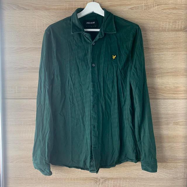 Lyle & Scott Men's Shirt - Green - L on Productcaster.