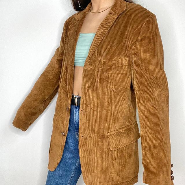 Vintage Women's Jacket - Brown - L on Productcaster.