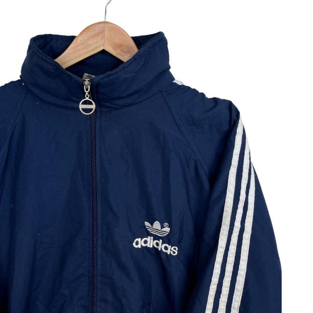 Adidas Men's Windbreaker Jacket - Navy - L on Productcaster.