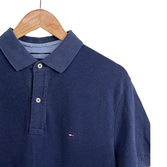 Tommy Hilfiger Men's Polo shirt - Navy - L on Productcaster.