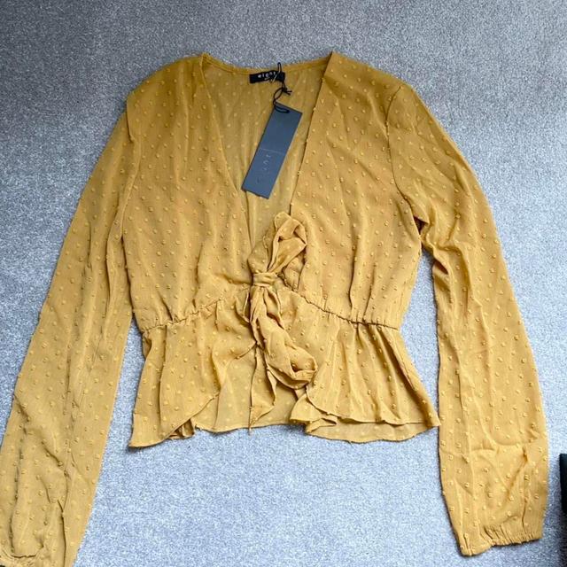 Women's Blouse - Yellow - S on Productcaster.