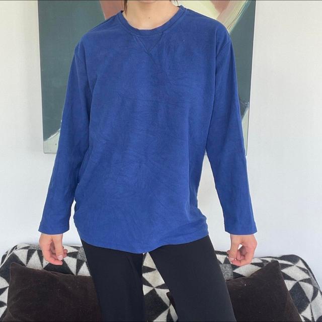 Chaps Women's Sweatshirt - Blue - S on Productcaster.