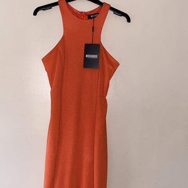 Missguided Women's Maxi Dress - Orange - 8 on Productcaster.