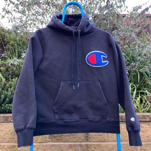 Champion Women's Hoodie - Black - S on Productcaster.