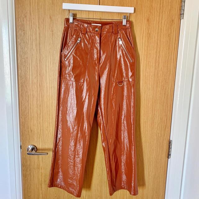 Topshop Women's Trousers - Orange - UK 8 on Productcaster.