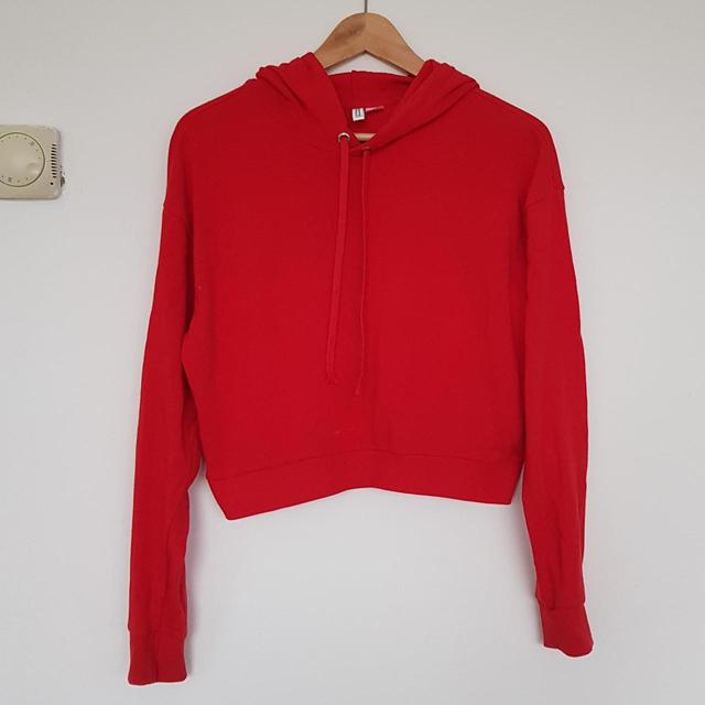 H&M Women's Hoodie - Red - M on Productcaster.