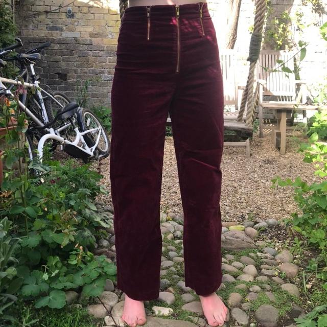 & Other Stories Women's Trousers - Red - UK 8 on Productcaster.