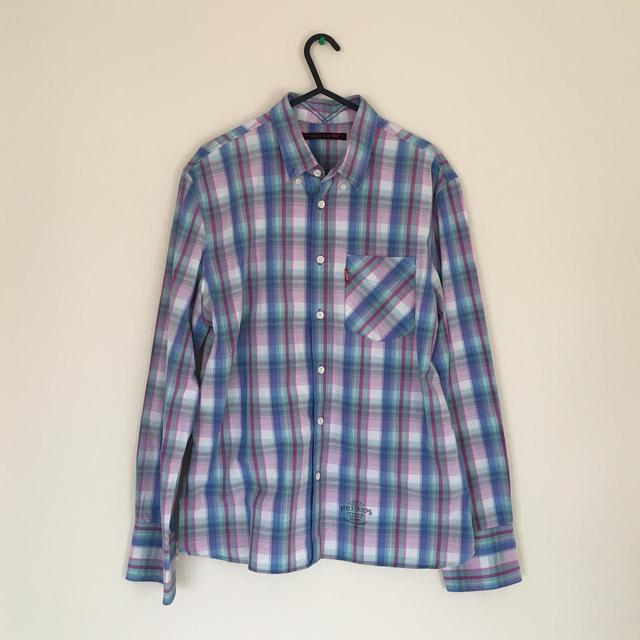 Levi's Men's Shirt - Blue - M on Productcaster.