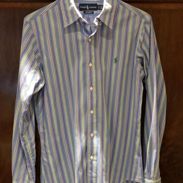 Ralph Lauren Men's Shirt - Blue/Green - S on Productcaster.