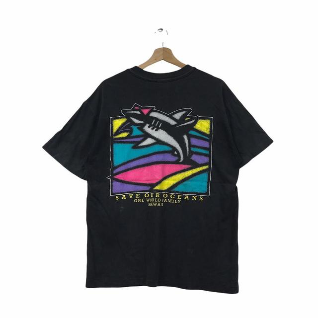 Vintage Men's T-shirt - Black - M on Productcaster.