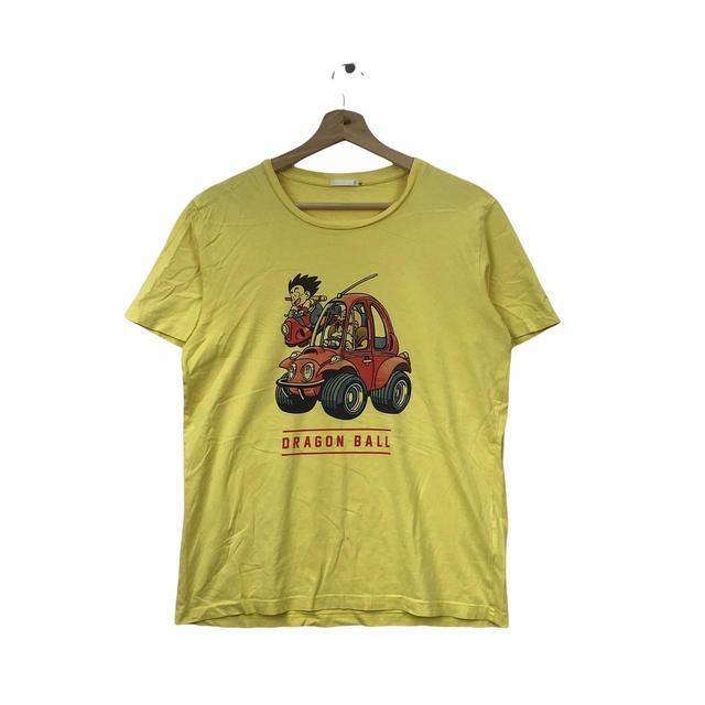 Vintage Men's T-shirt - Yellow - S on Productcaster.