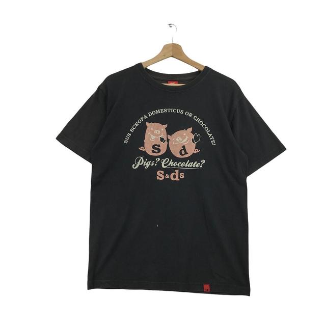 Vintage Men's T-shirt - Black - M on Productcaster.