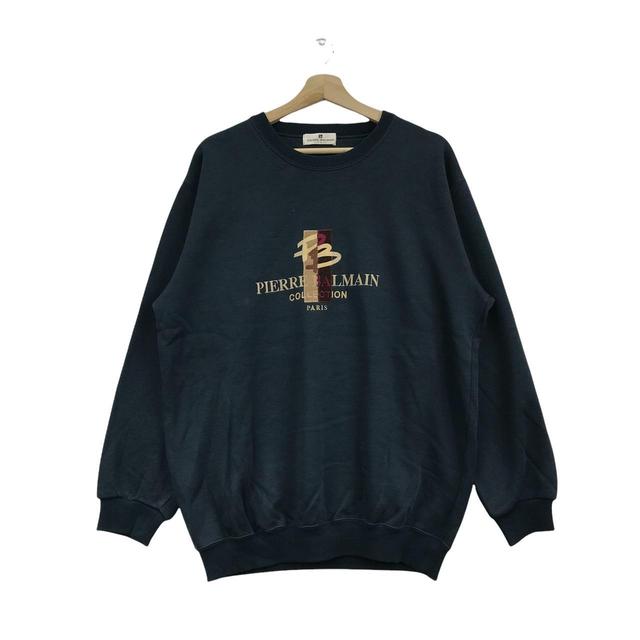 Pierre Balmain Men's Sweatshirt - Navy - L on Productcaster.