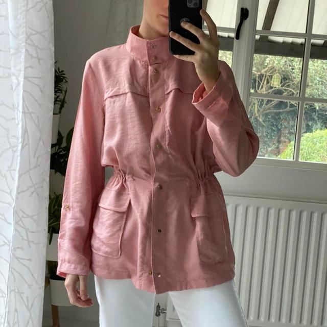 Zara Women's Coat - Pink - S on Productcaster.