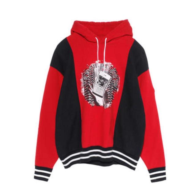 Cav Empt Men's Hoodie - Red/Black - L on Productcaster.