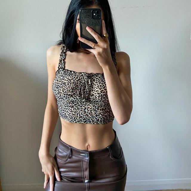 Women's Crop top - Tan - S on Productcaster.