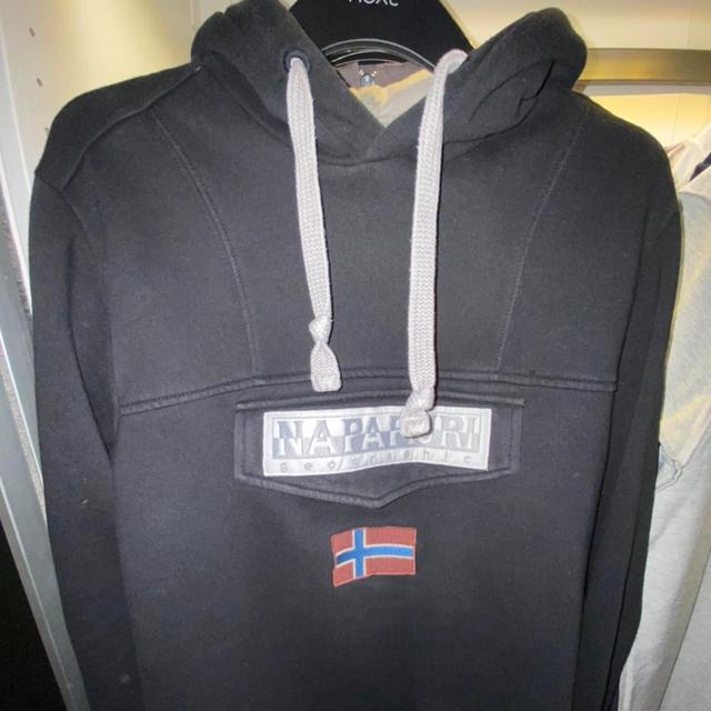 Napapijri Men's Hoodie - Black - M on Productcaster.