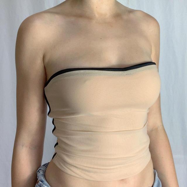 Women's Crop top - Cream - M on Productcaster.