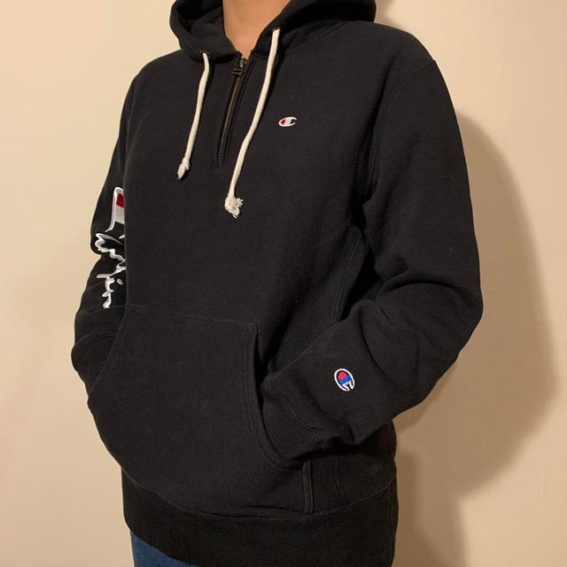 Champion Men's Hoodie - Black - M on Productcaster.