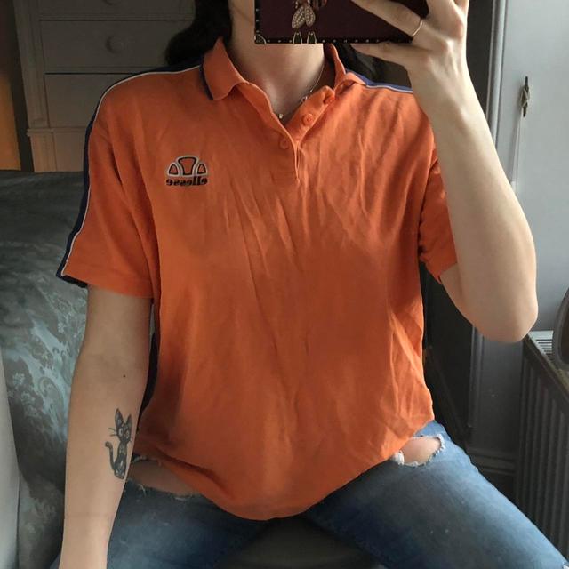 Ellesse Women's Polo shirt - Orange - 10 on Productcaster.