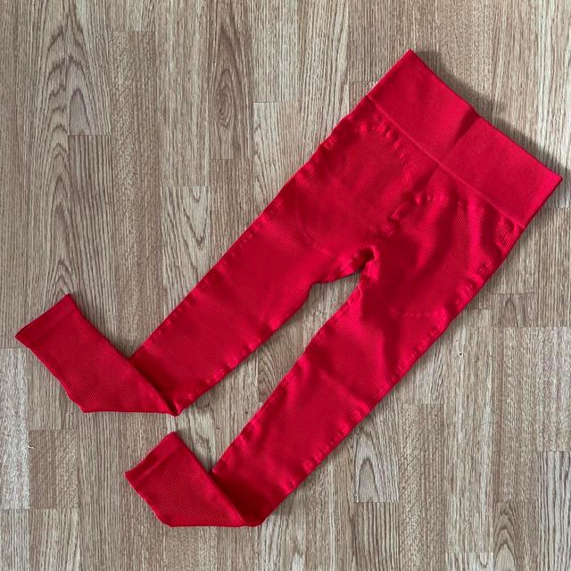 Women's Leggings - Red - L on Productcaster.