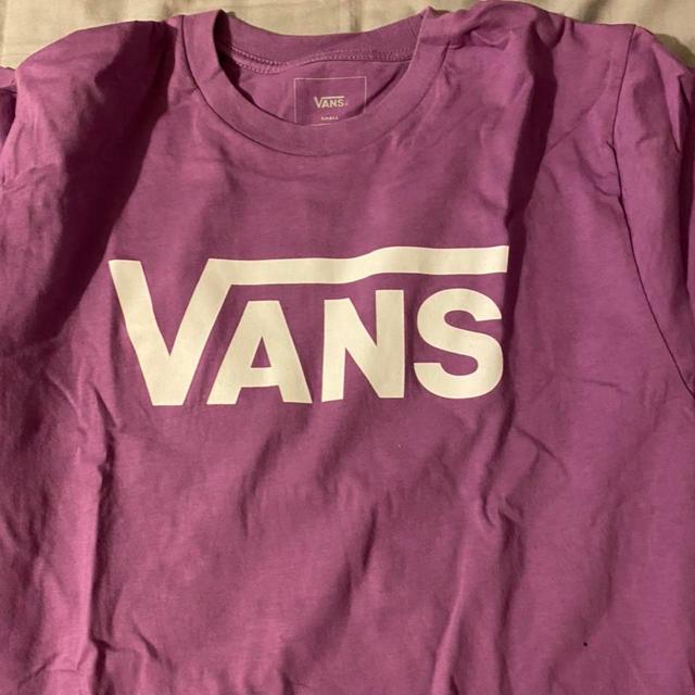 Vans Women's T-shirt - Purple - S on Productcaster.