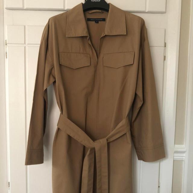 French Connection Women's Shirt Dress - Tan - XS on Productcaster.