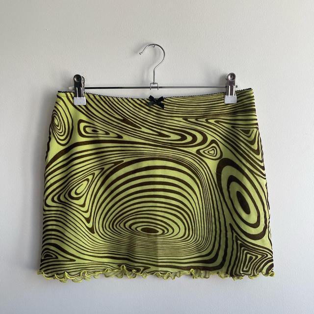 Urban Outfitters Women's Mini Skirt - Green - M on Productcaster.