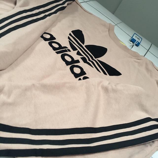 Adidas Originals Women's Sweatshirt - Tan - M on Productcaster.