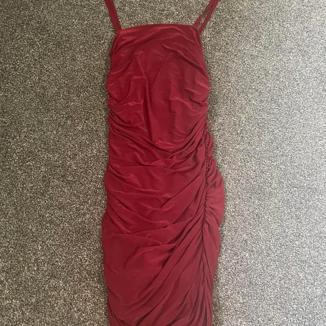 I Saw It First Women's Bodycon Dress - Burgundy - 8 on Productcaster.