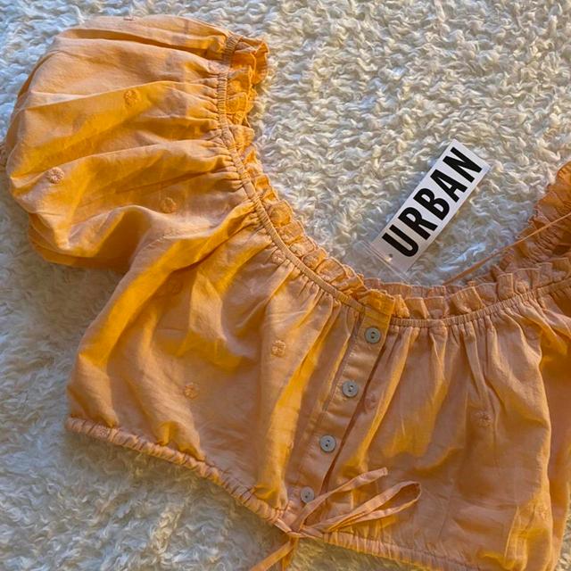 Urban Outfitters Women's Crop top - Orange - S on Productcaster.