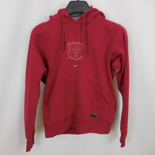 Nike Men's Hoodie - Red/Gold - S on Productcaster.