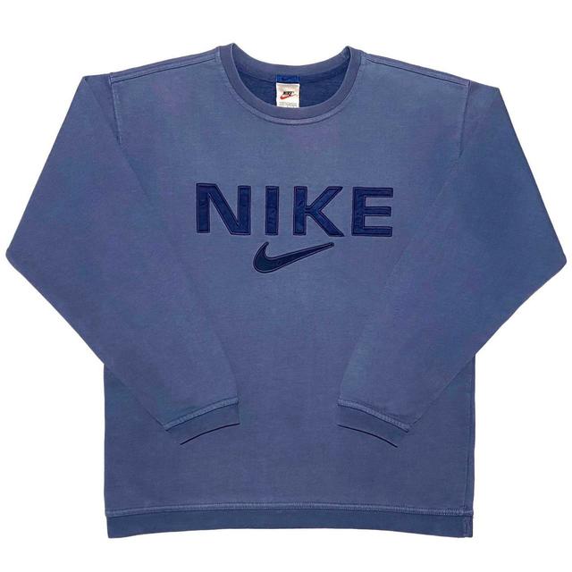 Nike Women's Sweatshirt - Blue - 10 on Productcaster.