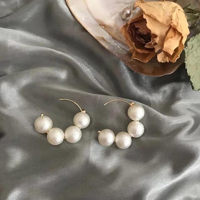 Women's Earrings - White on Productcaster.