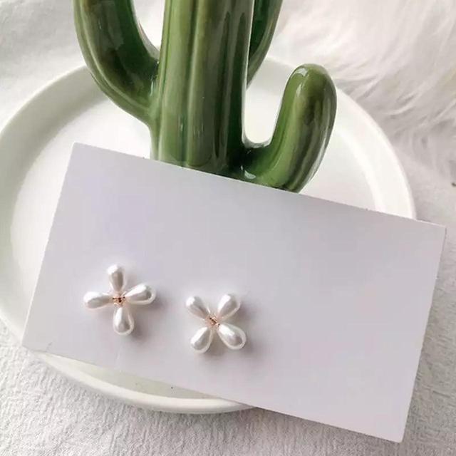 Women's Earrings - White on Productcaster.