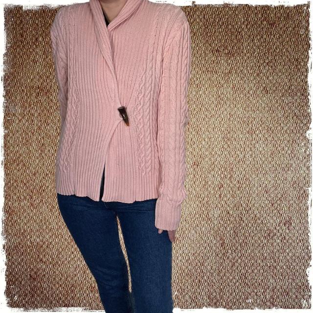 Chaps Women's Cardigan - Pink - M on Productcaster.