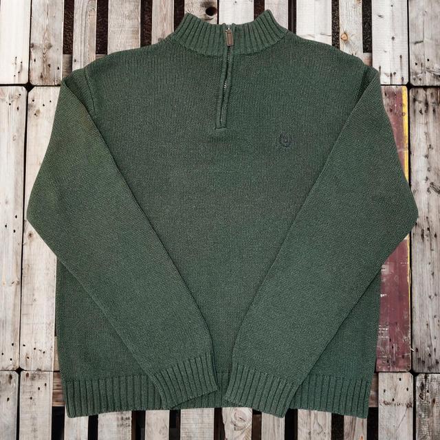 Chaps Men's Sweatshirt - Green - XL on Productcaster.