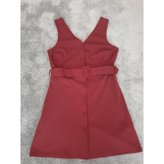 New Look Women's Bodycon Dress - Burgundy - 12 on Productcaster.