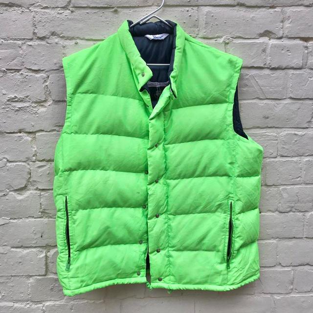 Moncler Men's Jacket - Green/Navy - XL on Productcaster.