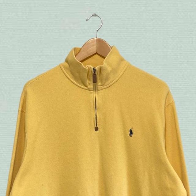 Polo Ralph Lauren Men's Sweatshirt - Yellow - XL on Productcaster.